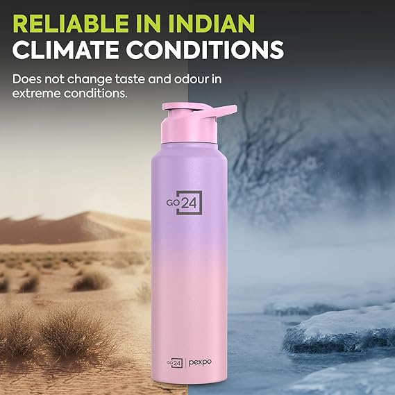 Water Bottle 1 ltr Stainless Steel Sports