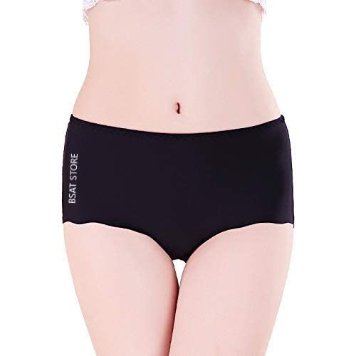 Women's Ice Silk Blend Invisible Lines No Show Hipster Panty (Multicolor, S) (Pack of 5)