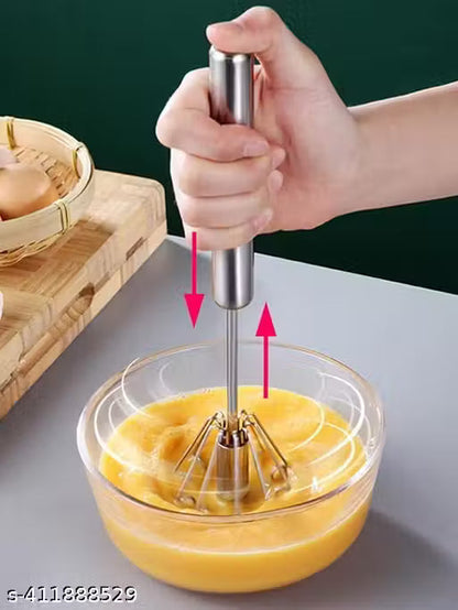 Hand Push Rotary Whisk Blender