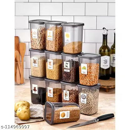 Flynax Airtight Transparent Jar Air Tight Kitchen Storage Container