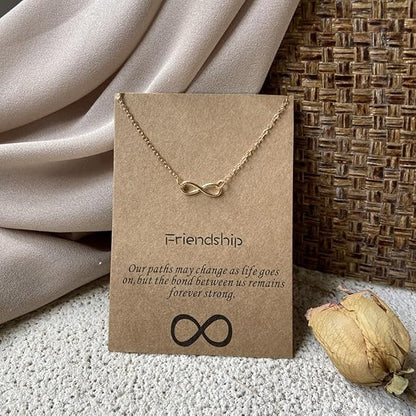 5 Pcs Combo Stylish Infinity Butterfly Pearl Necklace