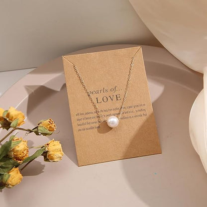 5 Pcs Combo Stylish Infinity Butterfly Pearl Necklace