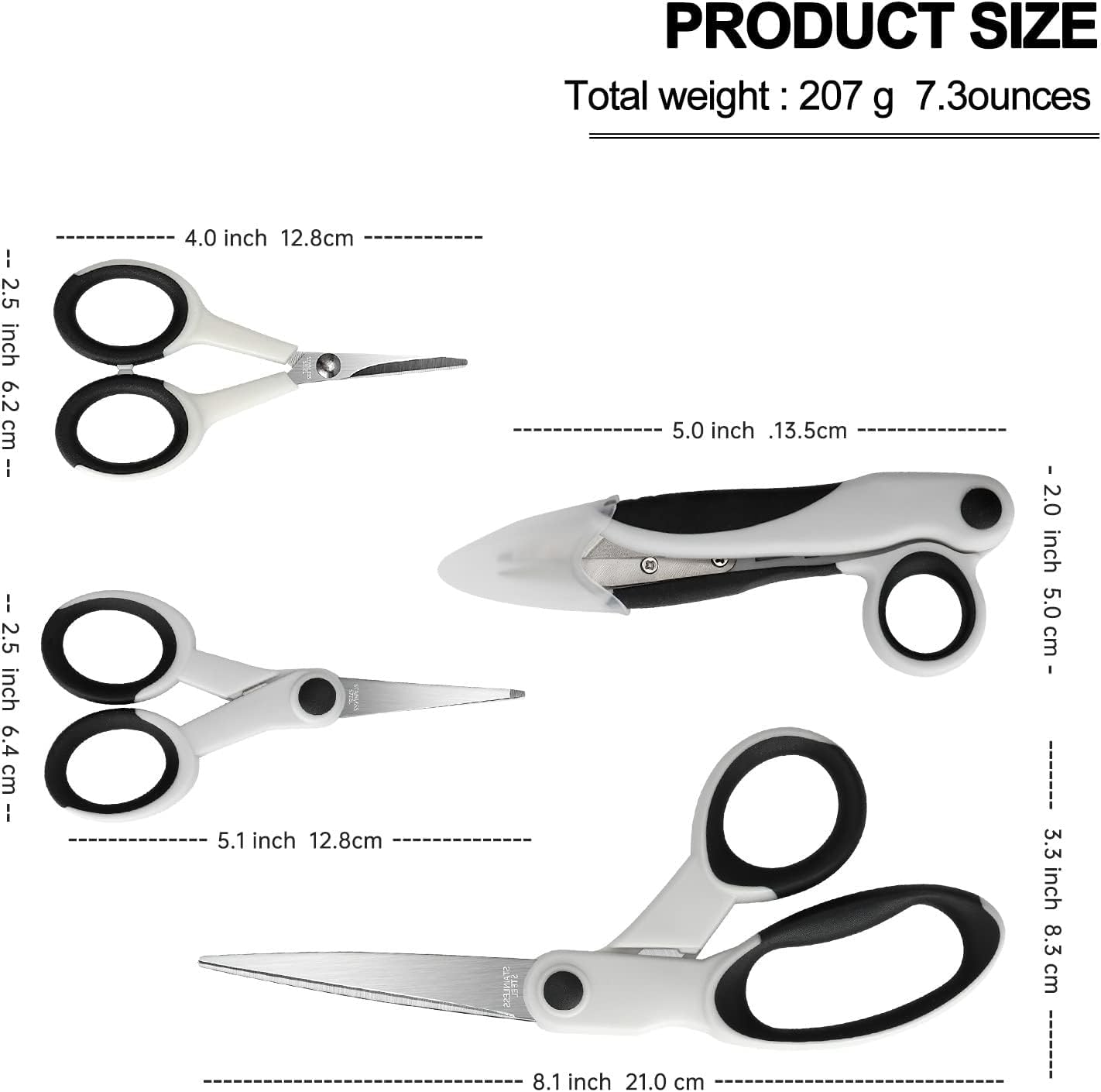 Butterfly Plastic Multi purpose Scissors for Office Set of 4 | Lightweight Scissors for Art and Crafts, Cloth Cutting, School Projects- Ideal for Paper, Sheet, Leaf, Salon, Kitchen, DIY