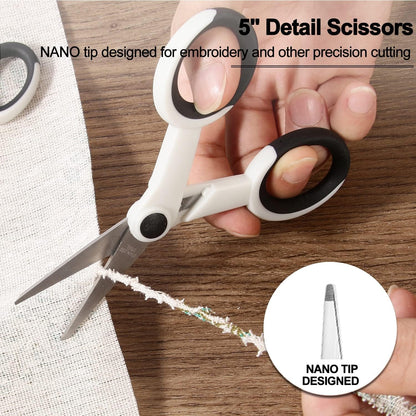Butterfly Plastic Multi purpose Scissors for Office Set of 4 | Lightweight Scissors for Art and Crafts, Cloth Cutting, School Projects- Ideal for Paper, Sheet, Leaf, Salon, Kitchen, DIY