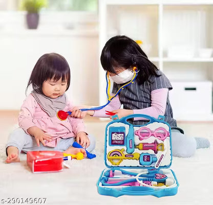 Doctor Play Set Medical Carry-case Nurses Toy Set Fun Gift Education for Kids (Multicolor)
