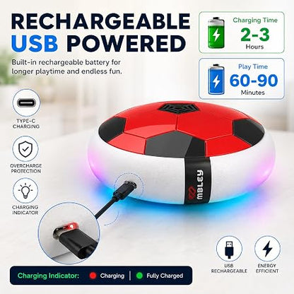 Monex Stationary Rechargeable Hover Football for Kids
