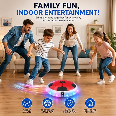 Monex Stationary Rechargeable Hover Football for Kids