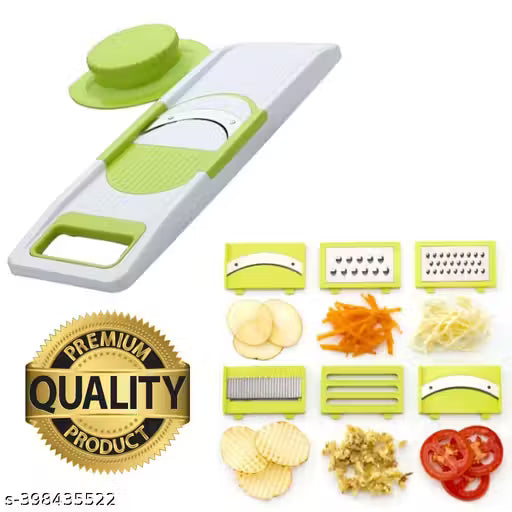 6 in 1 Slicer & Grater with Safety Holder