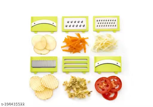 6 in 1 Slicer & Grater with Safety Holder