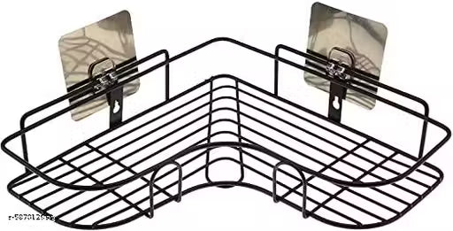 2 pis combo of the Self-Adhesive Metal Bathroom Corner Rack Storage Shelves Bathroom Shelf/Shelves Corner
