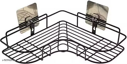 2 pis combo of the Self-Adhesive Metal Bathroom Corner Rack Storage Shelves Bathroom Shelf/Shelves Corner