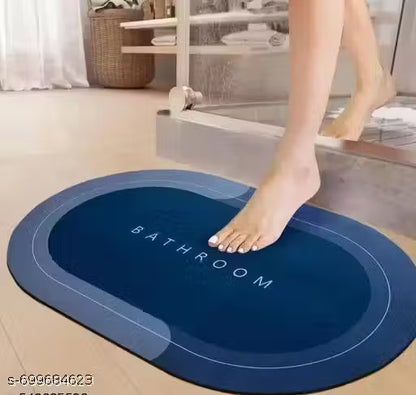 Quick Dry Soft Water Rectangular Bathroom Mat