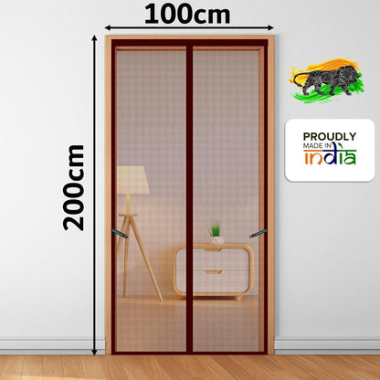 LifeKrafts Polyester Magnetic Mosquito Net for All Door