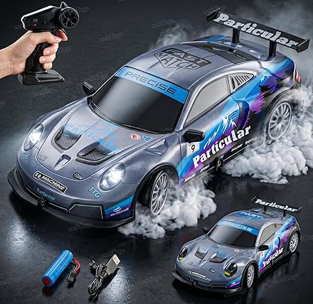 Zest 4 Toyz Rechargeable Remote Control Car Toy | 4X4 20Km/hr High Speed Drift RC Car Toy for Kids & Adults | Racing Sports Car | USB Rechargeable | 45+ Feet Range 2.4GHz Remote | Birthday Gift