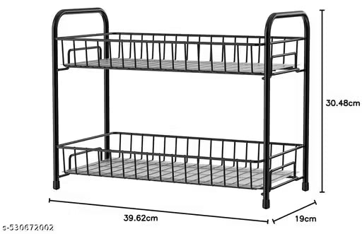 2-Tier Multipurpose Kitchen Storage Shelf Shelves Holder Stand Rack