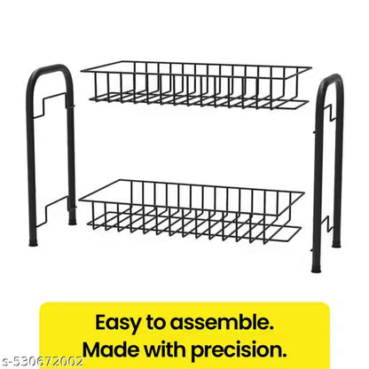 2-Tier Multipurpose Kitchen Storage Shelf Shelves Holder Stand Rack